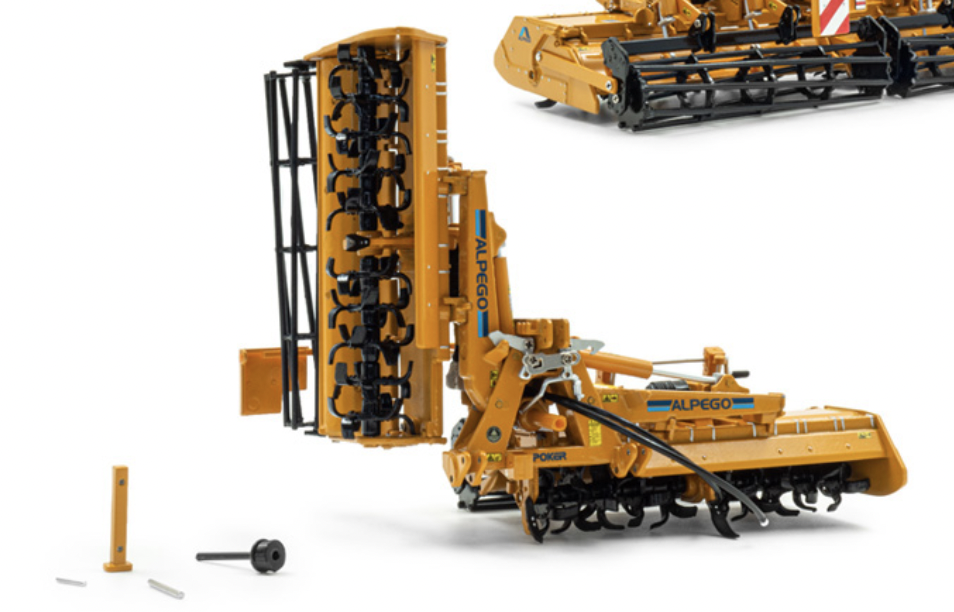Alpego Poker PF-500 C Bodenfräse mit Stabwalze Modell von ROS 1:32