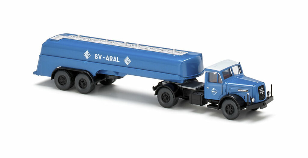 Tanksattelzug Henschel BV - ARAL Modell von WIKING 1:87