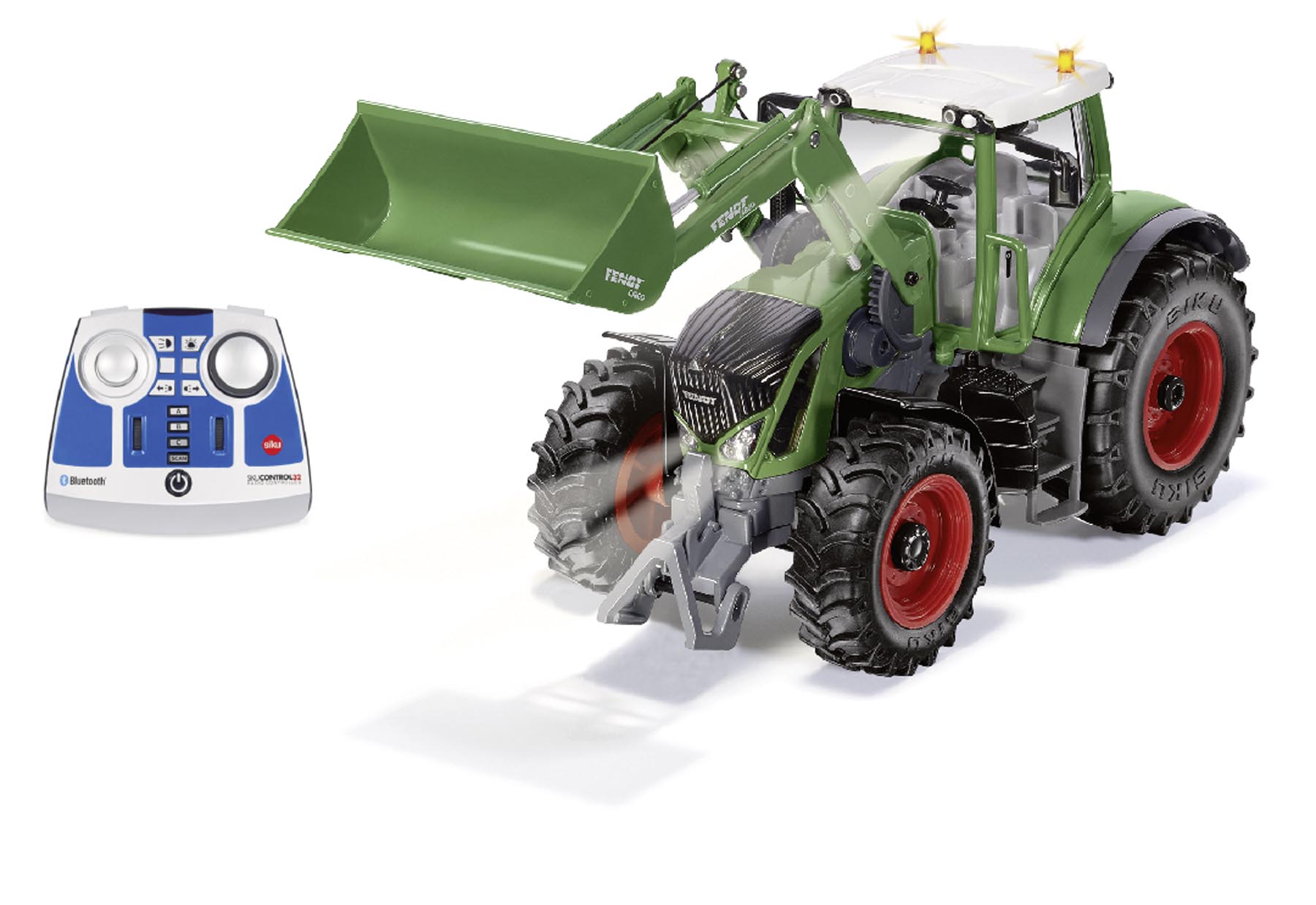 SIKU Control32 Set Fendt 933 Vario mit Frontlader und Bluetooth Fernsteuermodul  Modell von Siku 1:32