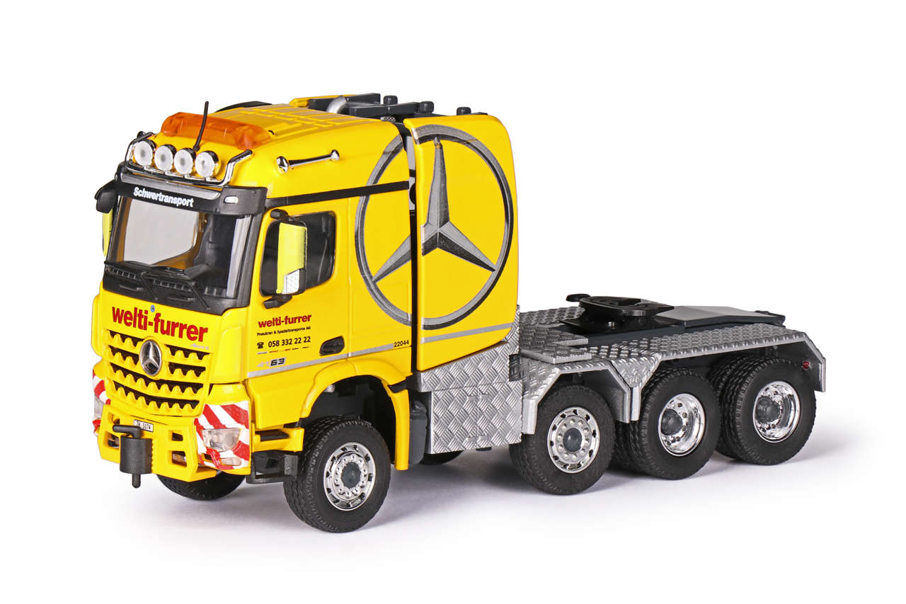 Mercedes-Benz Arocs SLT mit Goldhofer Schwerlastauflieger-1