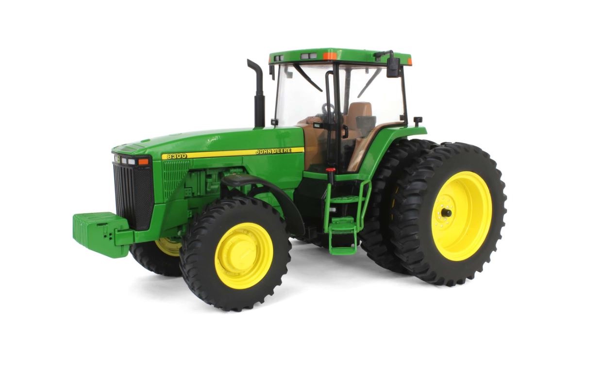 John Deere 8300 mit Zwillingsbereifung Prestige Collection grün Modell von Ertl 1:16