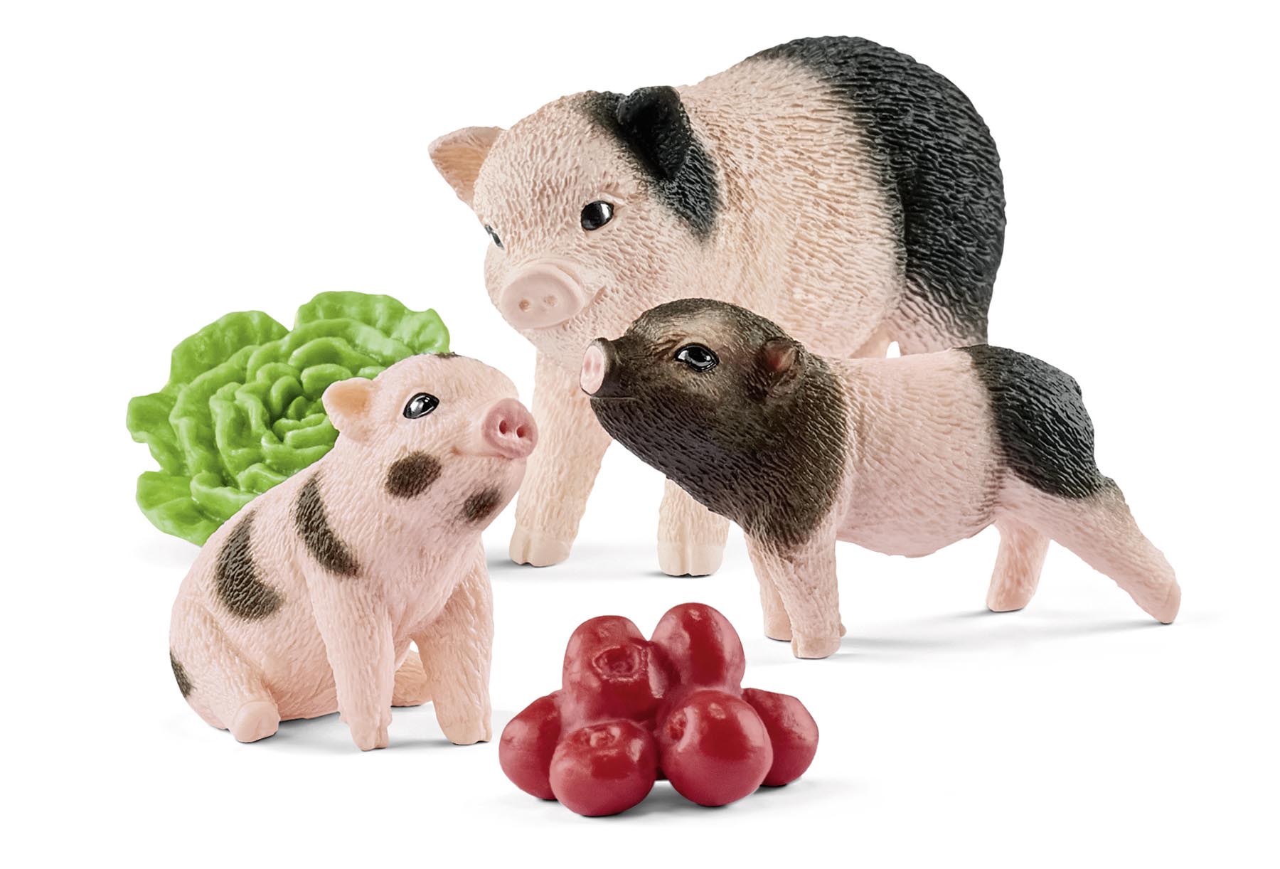 Minischwein Mutter und Ferkel Modell von Schleich