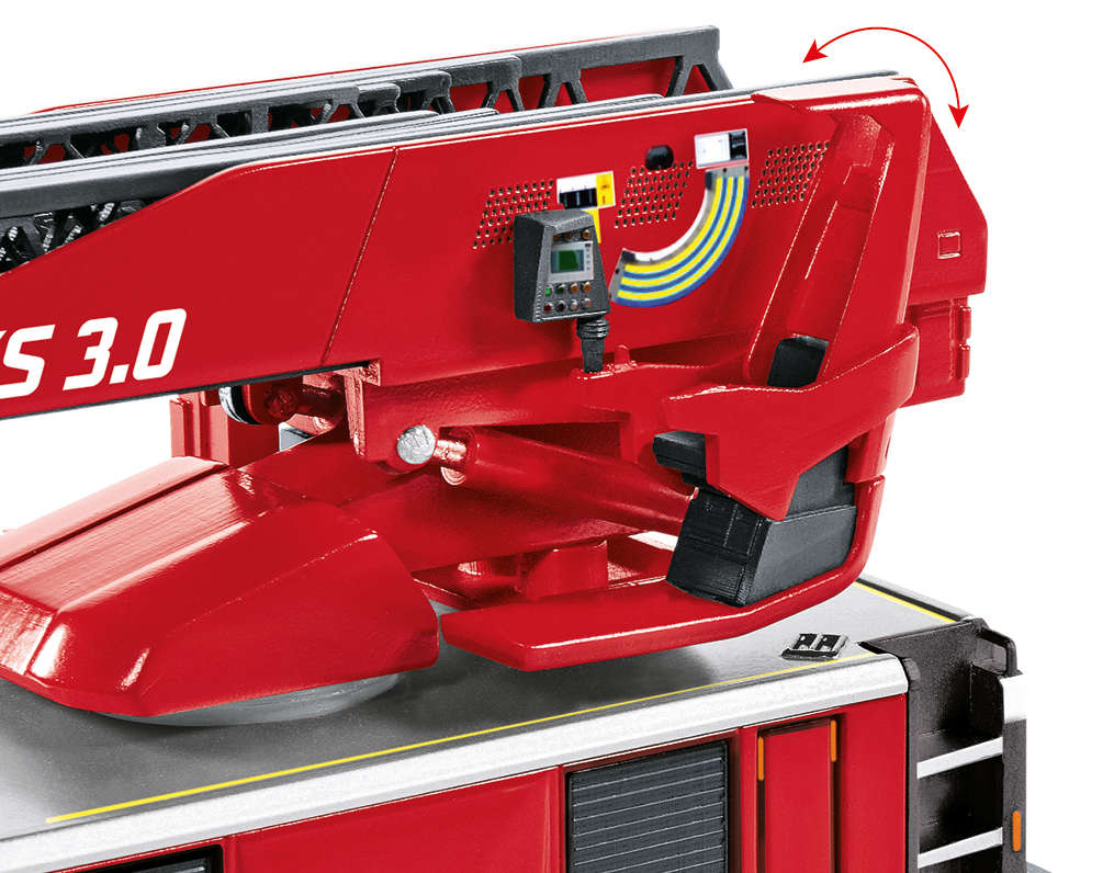 MB Atego DL L32A-XS 3.0 Rosenbauer Feuerwehr Modell von WIKING 1:43