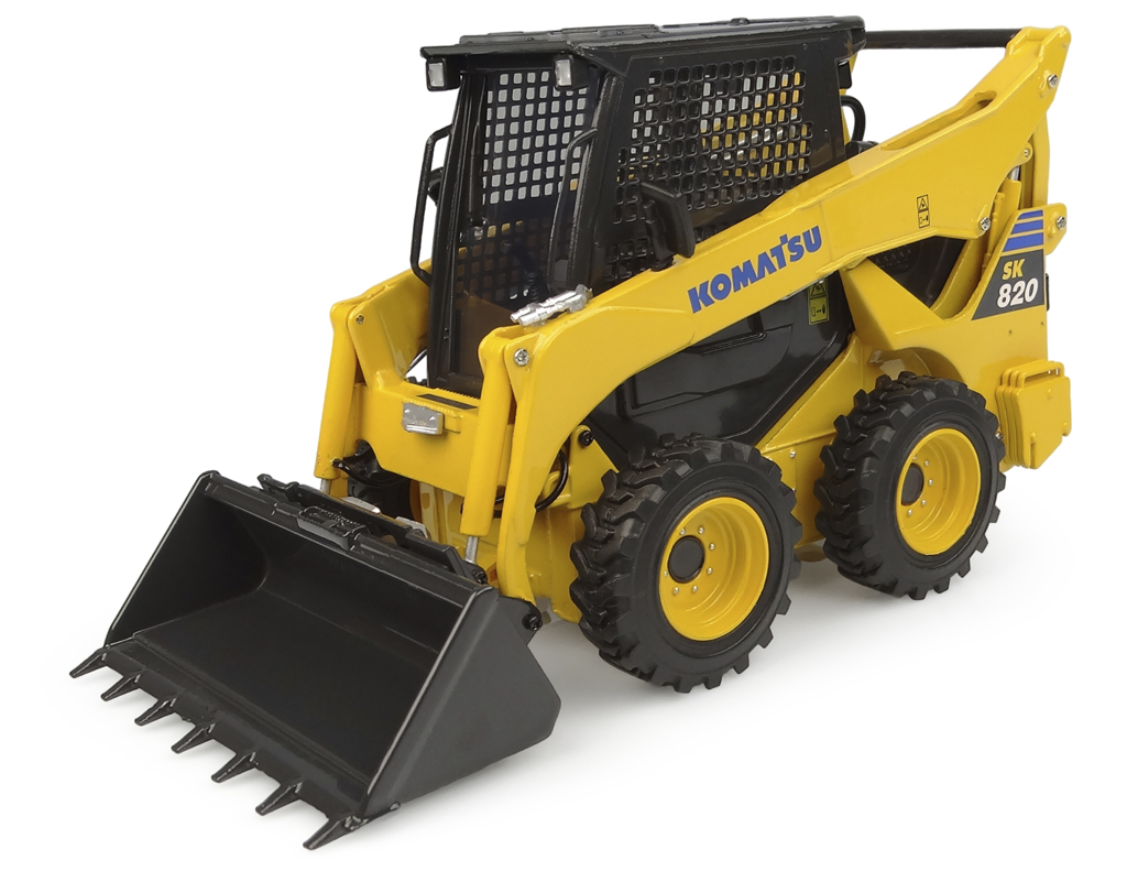 Komatsu SK820 mit Frontschaufel und -gabel-1