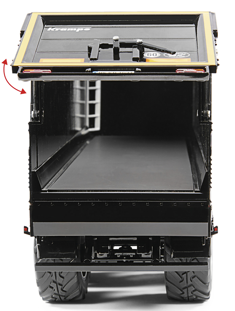 Krampe SB II 30/1070 Rollbandwagen schwarz Modell von WIKING 1:32