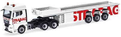 MAN TGX GM Betonteile-Sattelzug Strabag Österreich/Wien Modell von herpa 1:87