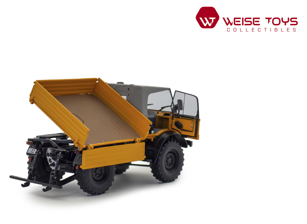 Unimog 406 (U84) Cabrio „Schmidbauer KG“ Lim. Edt. Modell von weise-toys 1:32