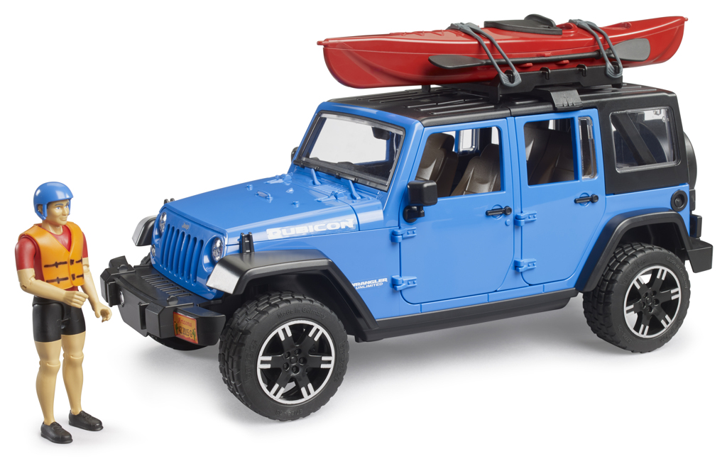 Jeep Wrangler Rubicon mit Kajak und Figur-1