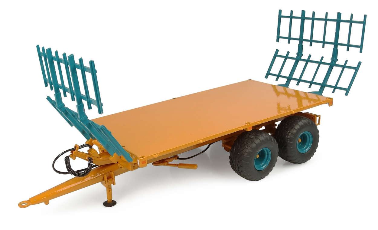 Rolland Plattformanhänger mit Ballenladegittern Modell von Universal Hobbies 1:32