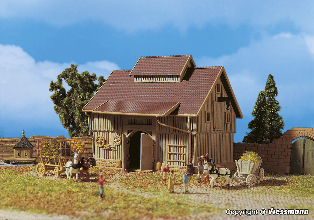 Scheune Bausatz
