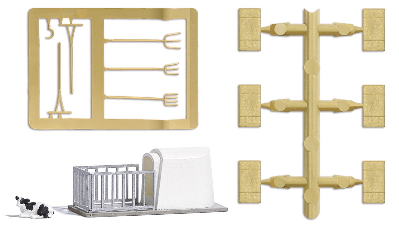 Kälberiglu Bausatz Modell von Busch 1:87