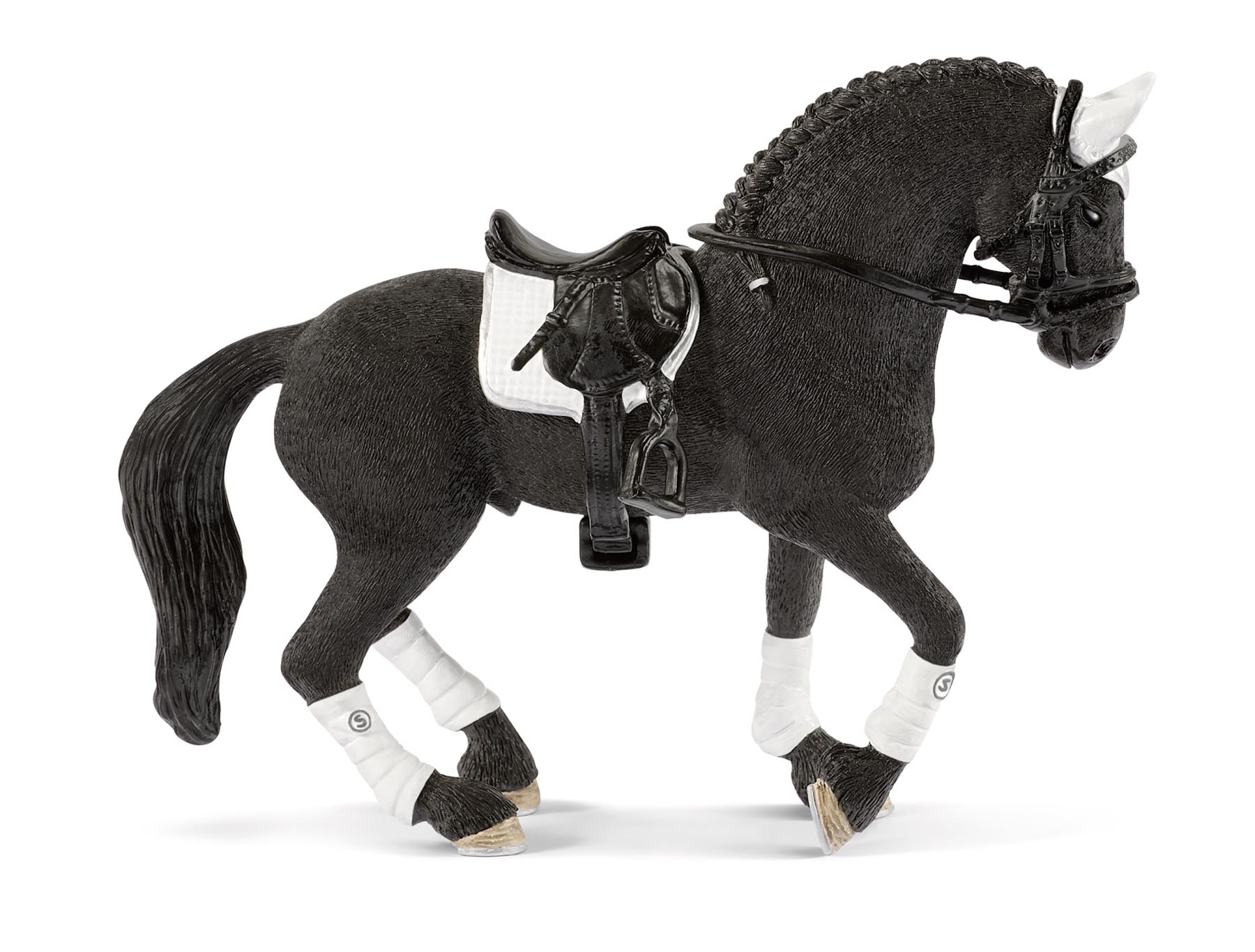 Friese Hengst Reitturnier Modell von Schleich