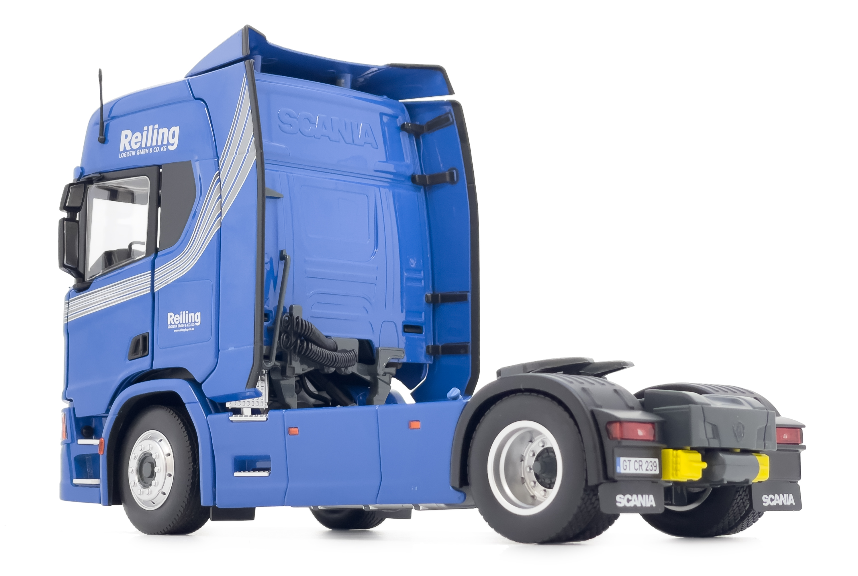 Scania R500 4x2 blau Reiling Design Modell von MarGe Models 1:32