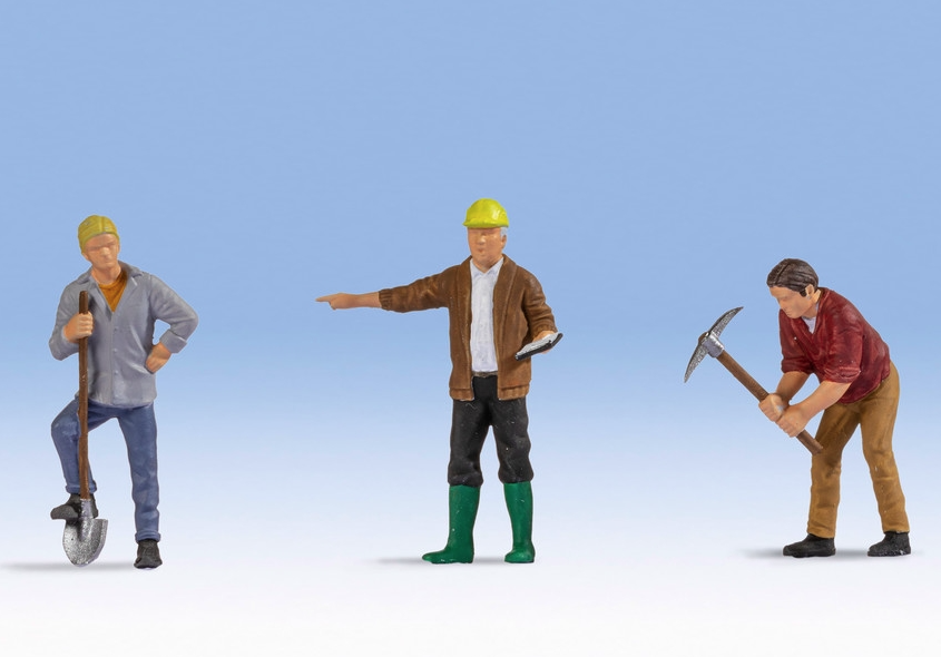 Figurenset Bauarbeiter Modell von Noch 1:45