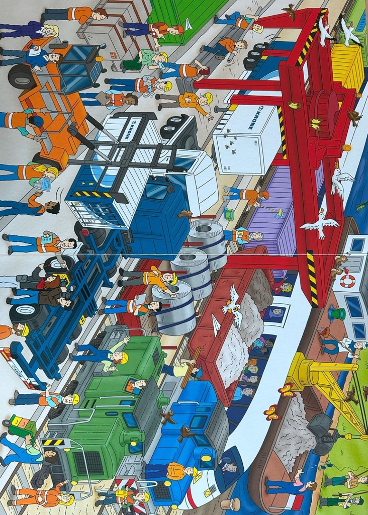 Krone Wimmelbuch "Meine Welt der Logistik"