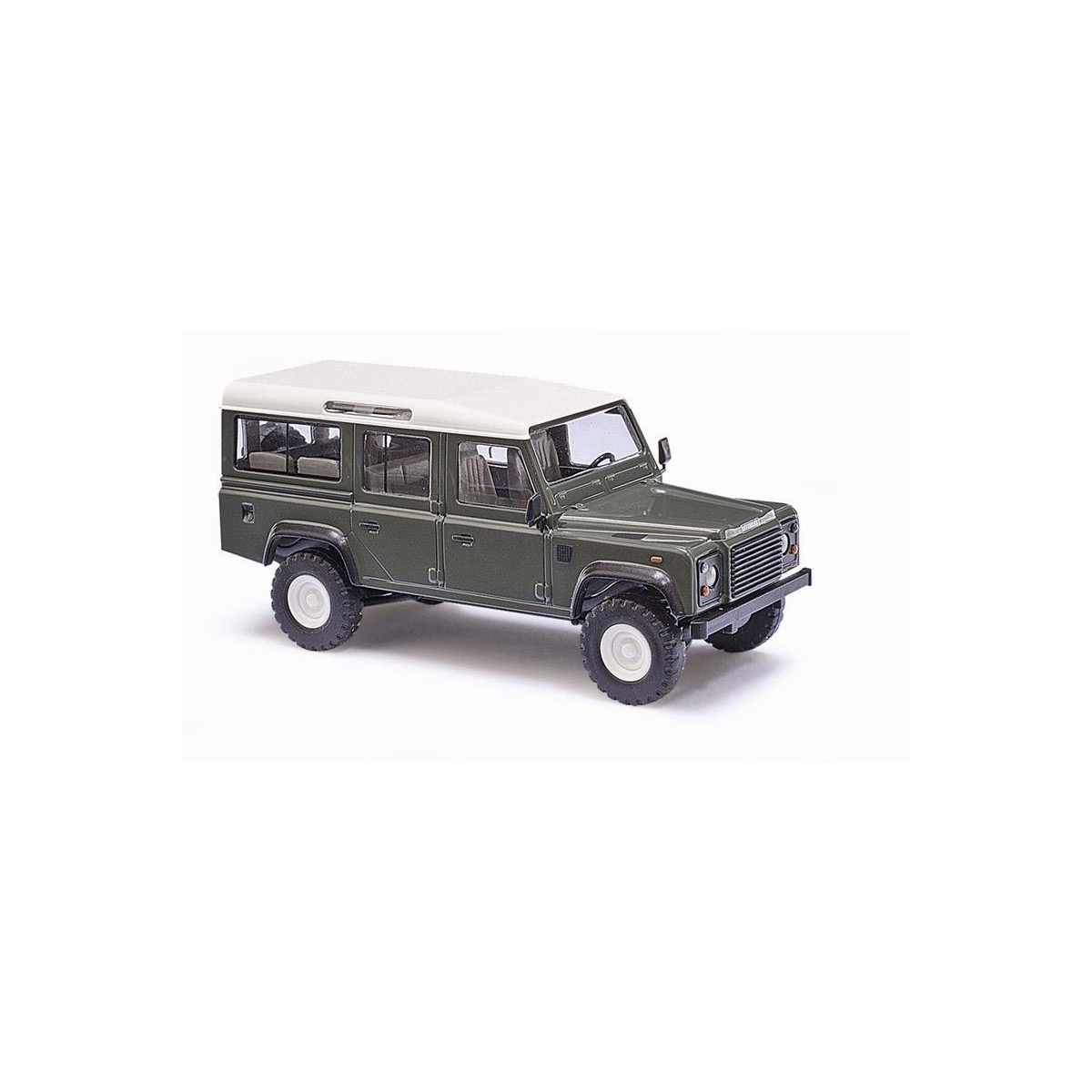 Land Rover Defender Bj. 1983, grün Modell von Busch 1:87