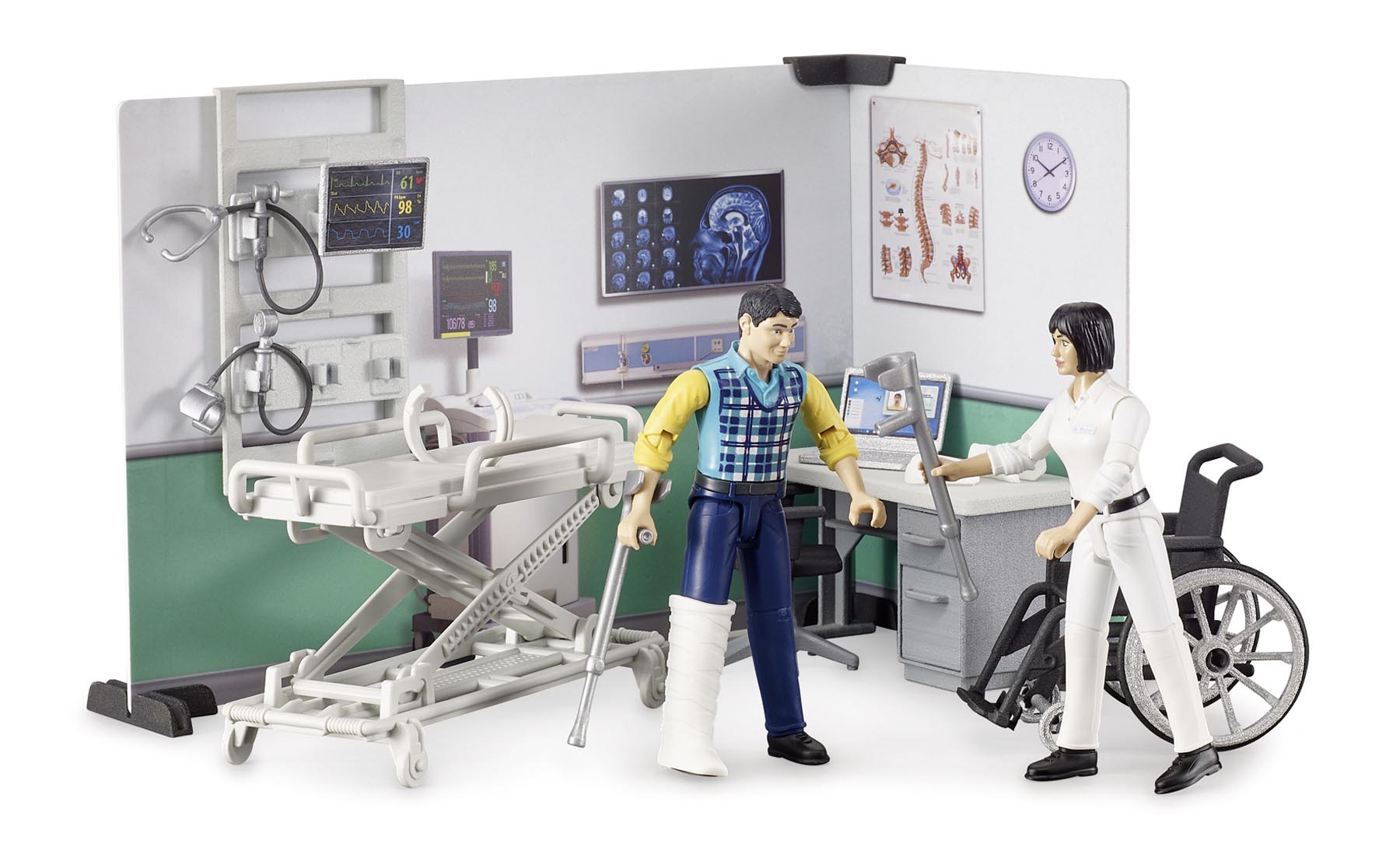 bWorld Krankenstation Modell von Bruder 1:16