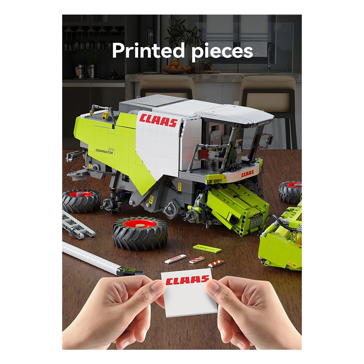 CaDA Claas Dominator 370 2,4Ghz Bricks