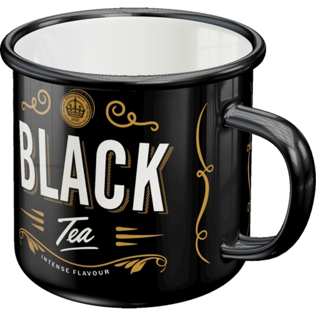 Emaille-Becher Black Tea