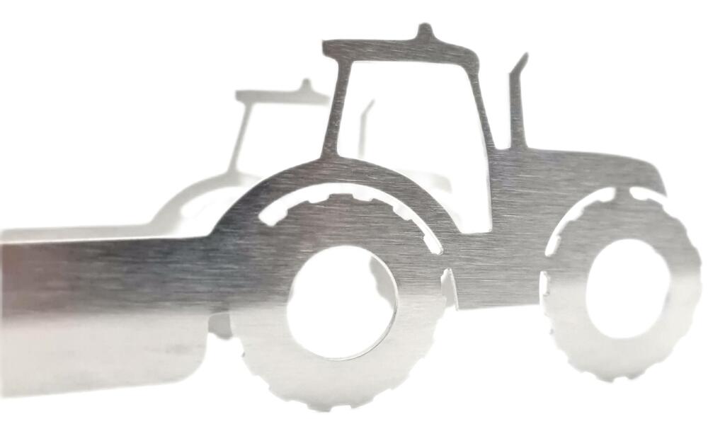 Grillzange Motiv Traktor