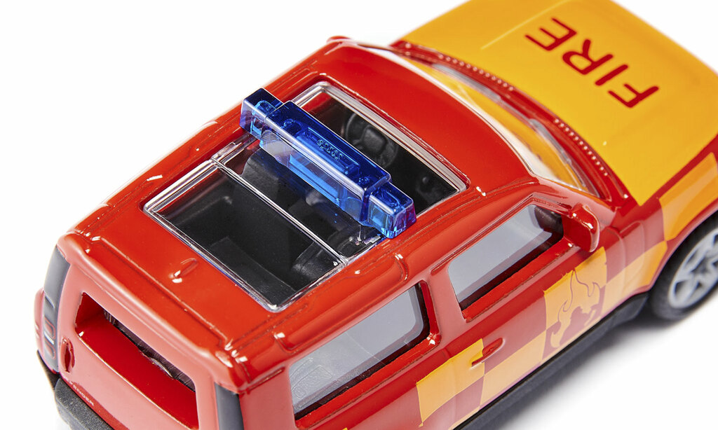 Land Rover Defender Feuerwehr Modell von Siku 