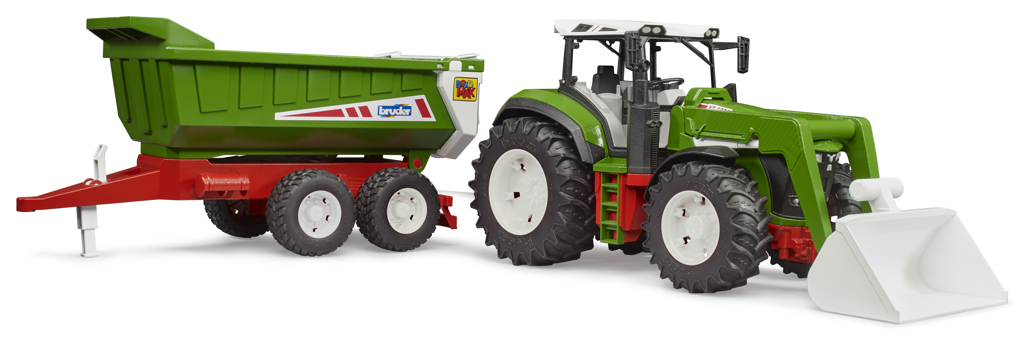 Roadmax Traktor mit Frontlader und Kippanhänger