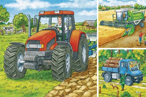 Puzzle Große Landmaschinen