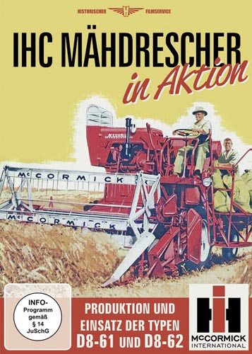 IHC Mähdrescher in Aktion