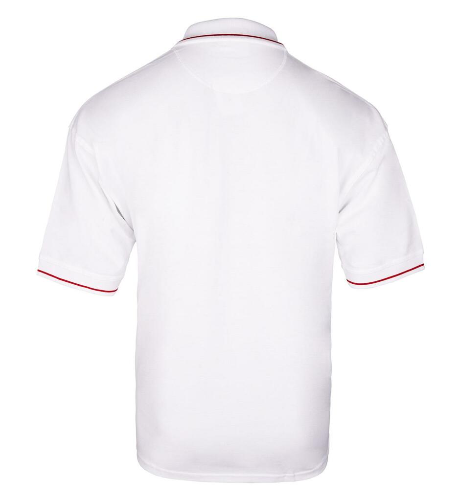 Case IH Kontrast Polo-Shirt weiß