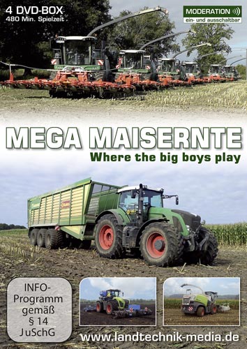 Mega Maisernte – Where the big boys play 4er DVD-Box
