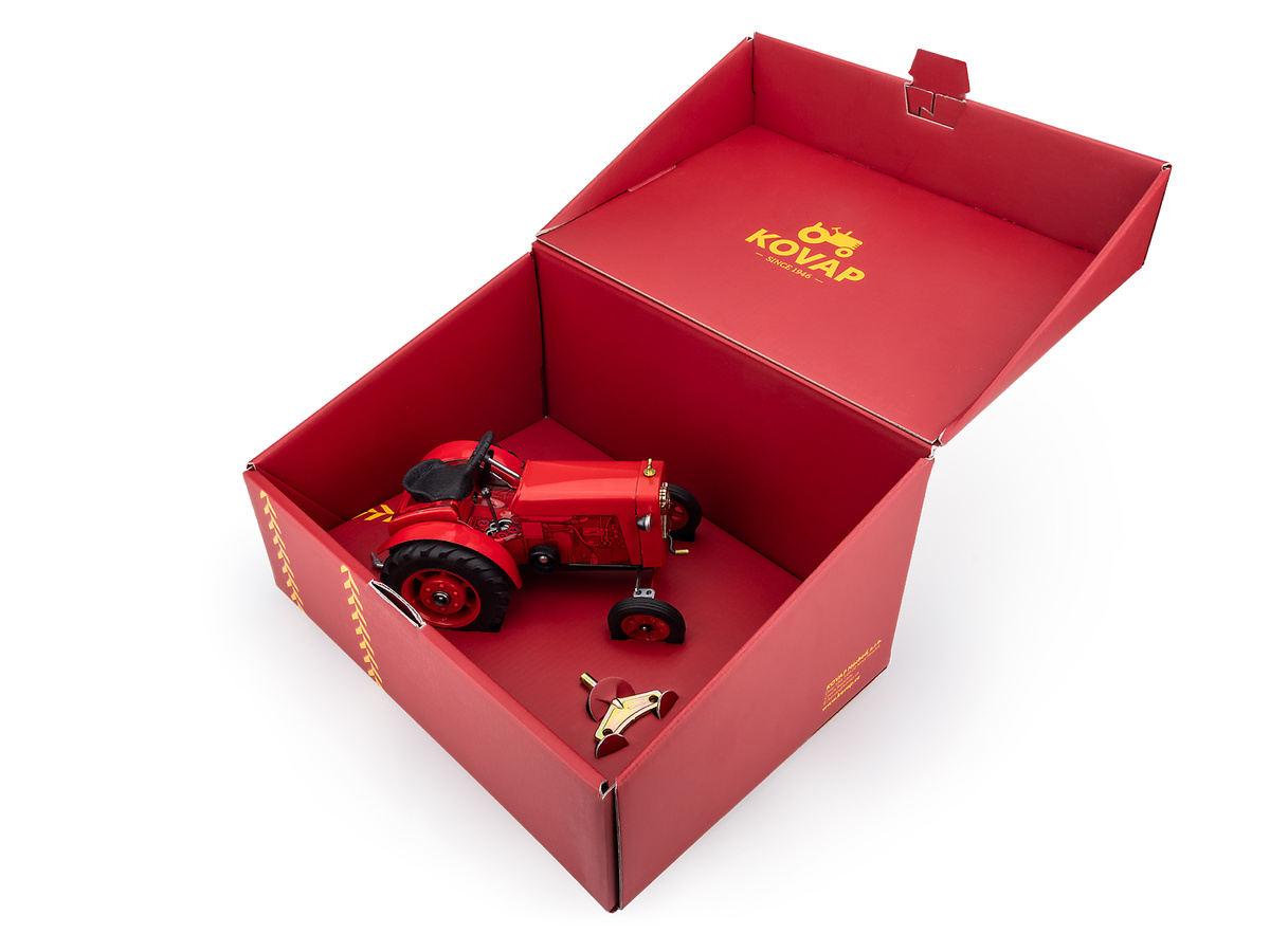 Kovap Traktor 75 Jahre rot Limited Edition Modell von Kovap 1:25