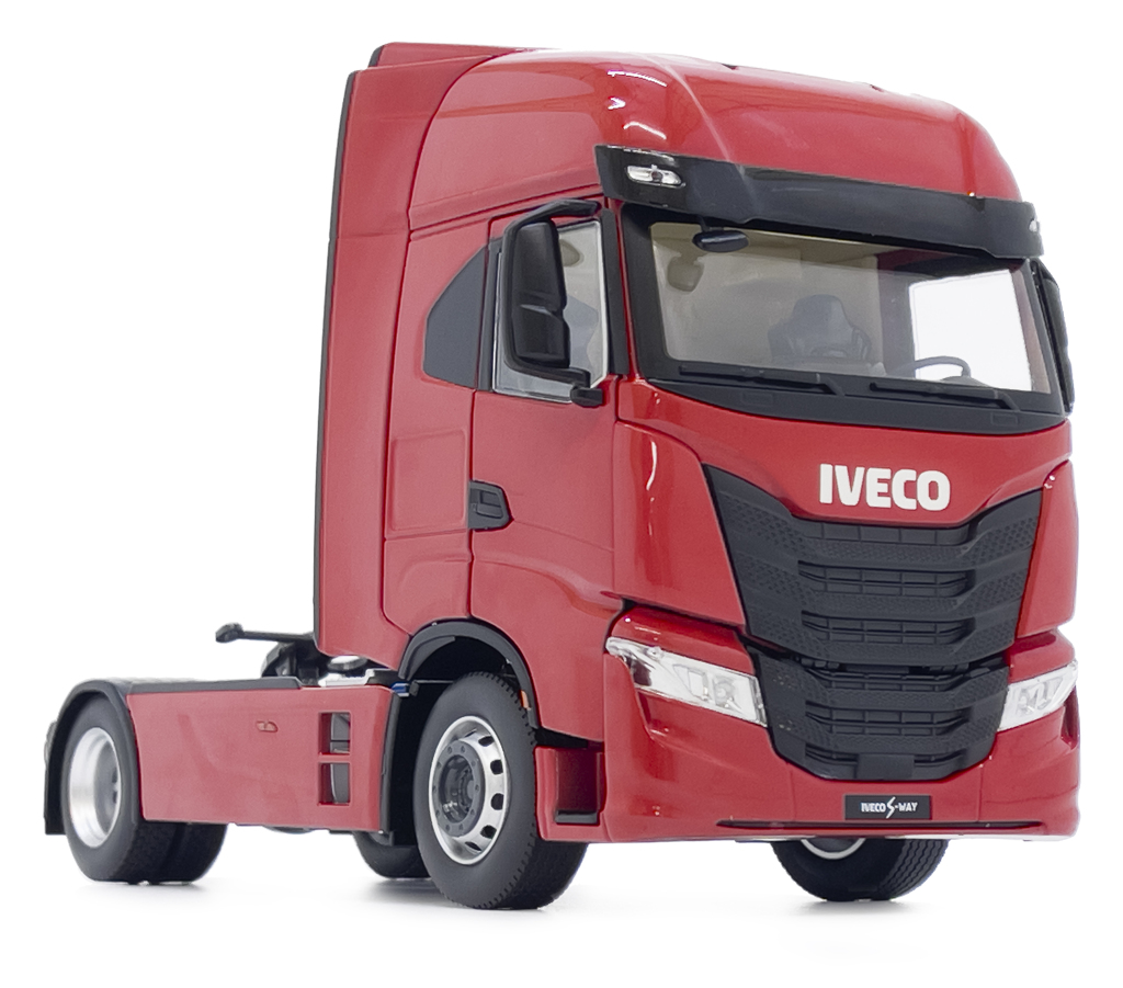 Iveco Sway 4x2 rot Modell von MarGe Models 1:32