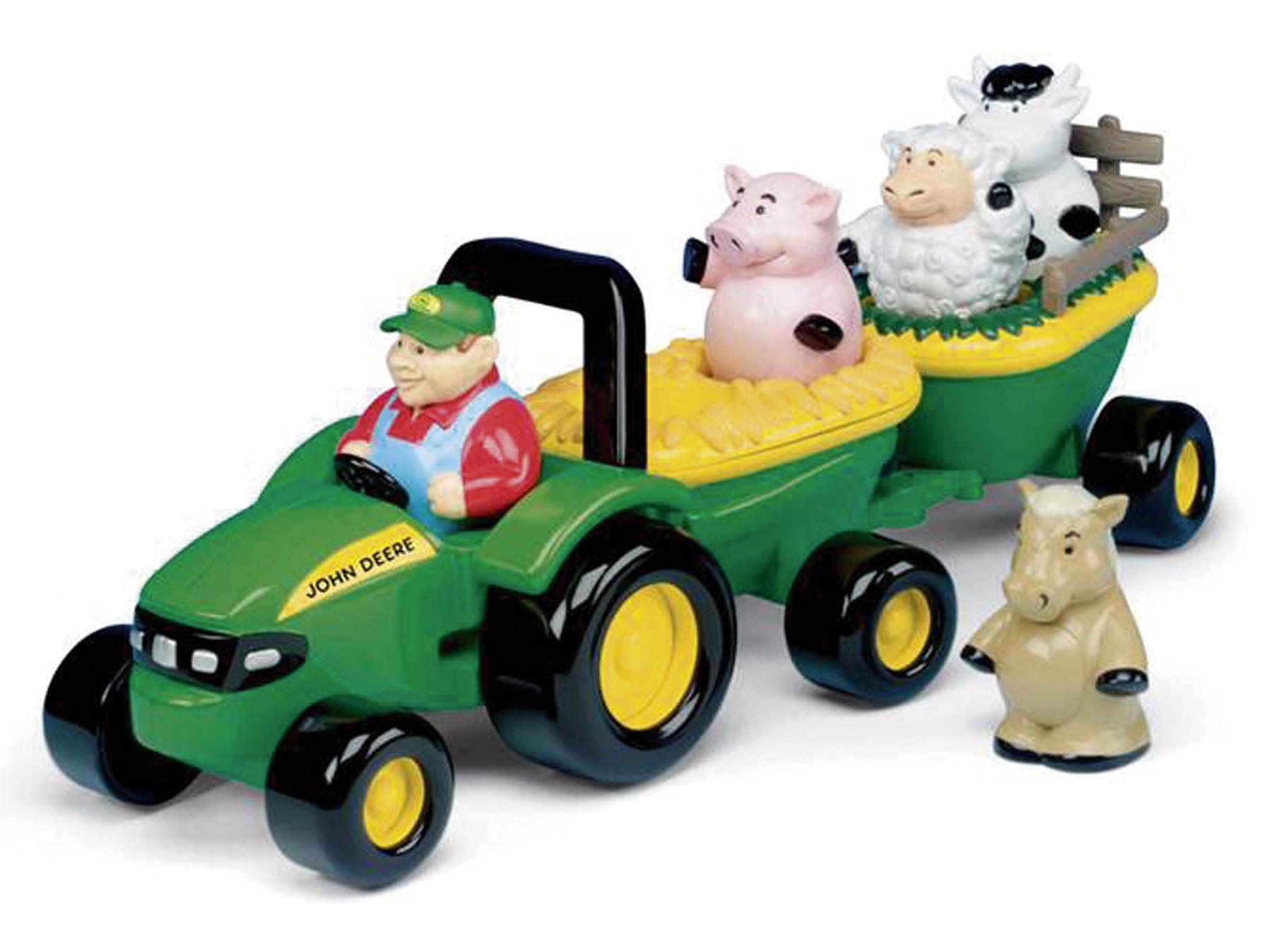 John Deere Tiergeräusche Heuwagen Modell von Britains