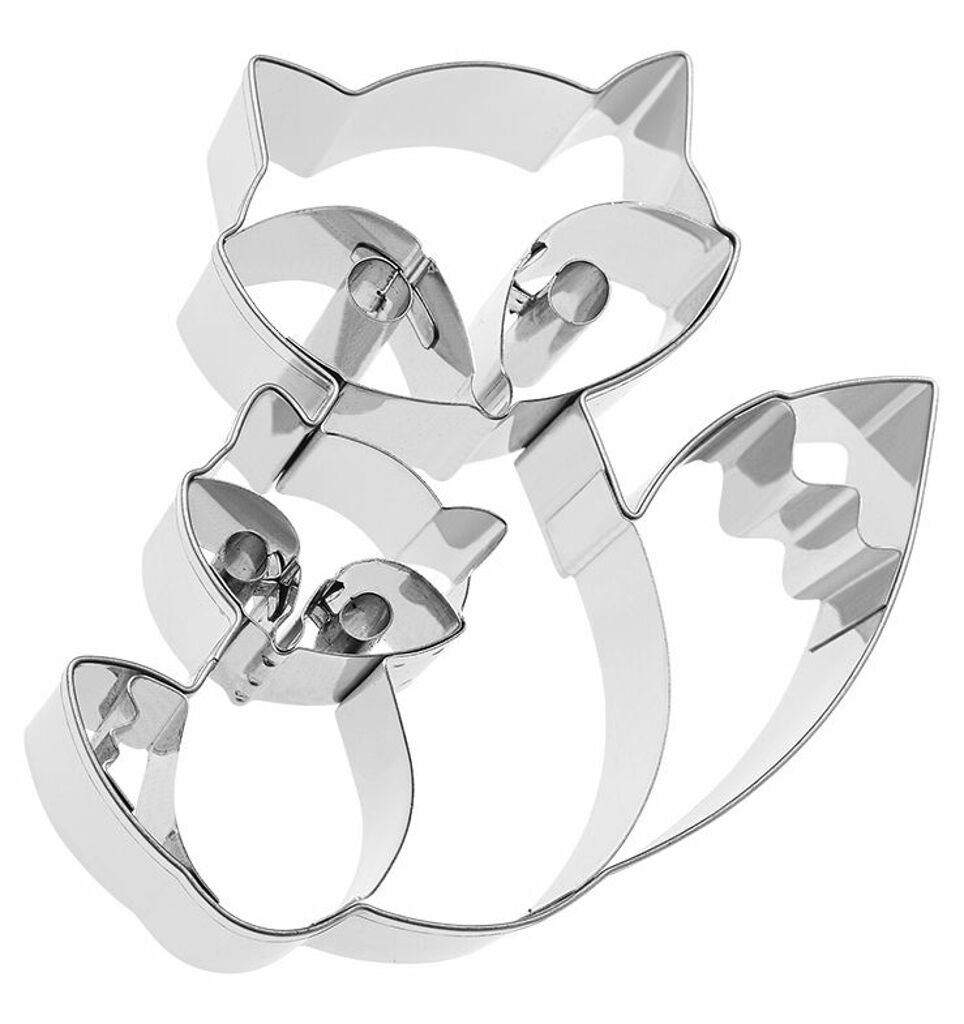 Ausstechform Fuchspaar 10cm-1