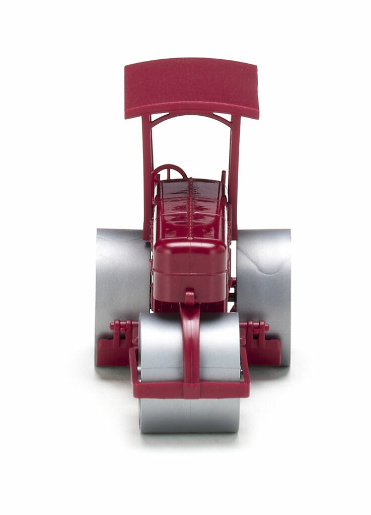 Straßenwalze Ruthemeyer purpurrot Modell von WIKING 1:87