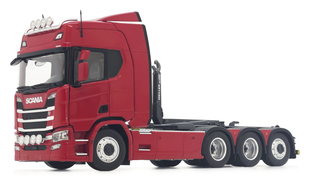 Scania R500 Serie mit Meiler Abrollkipper rot-1