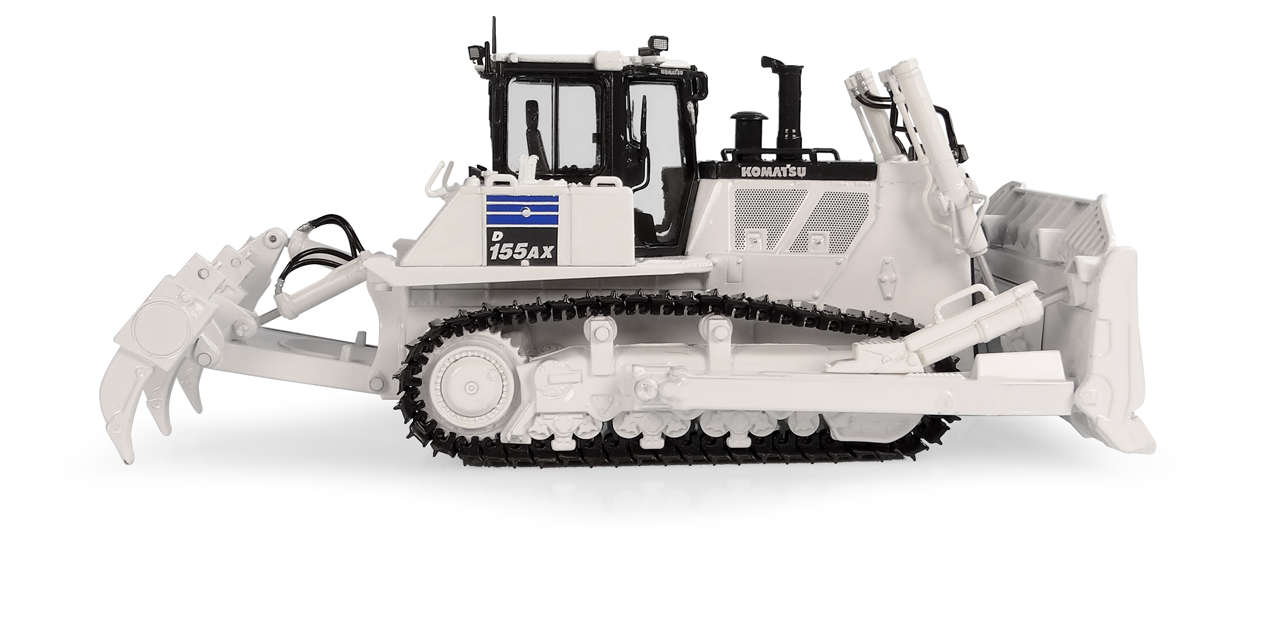 Komatsu D155AX-7 White Edition Limited Edition Modell von Universal Hobbies 1:50