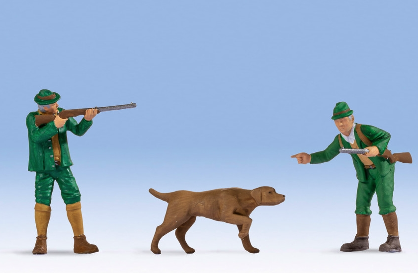 Figurenset Jäger Modell von Noch 1:45