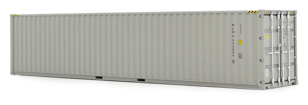 Seefracht Container 40ft grau Modell von MarGe Models 1:32