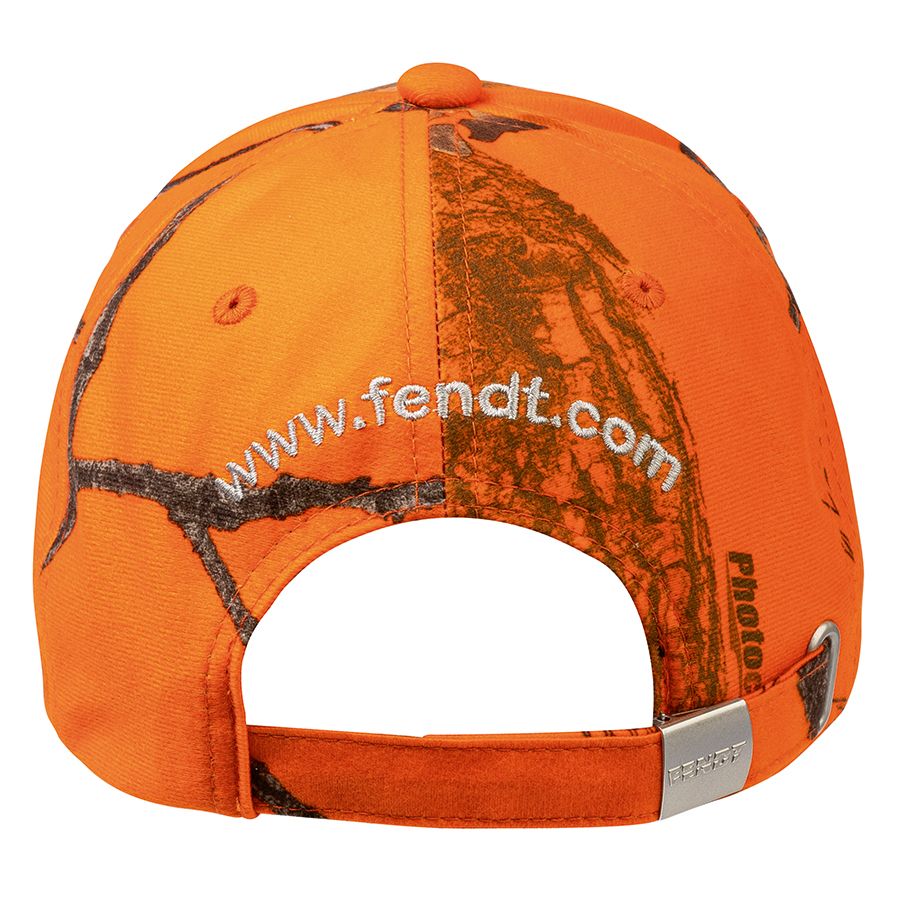 Fendt Cap orange/camouflage in Signalfarben