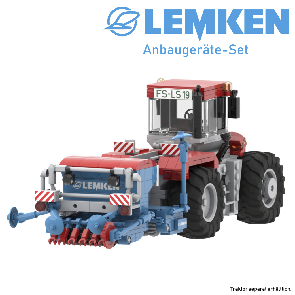 Lemken Anbaugeräte-Set Bausatz mit Klemmbausteinen