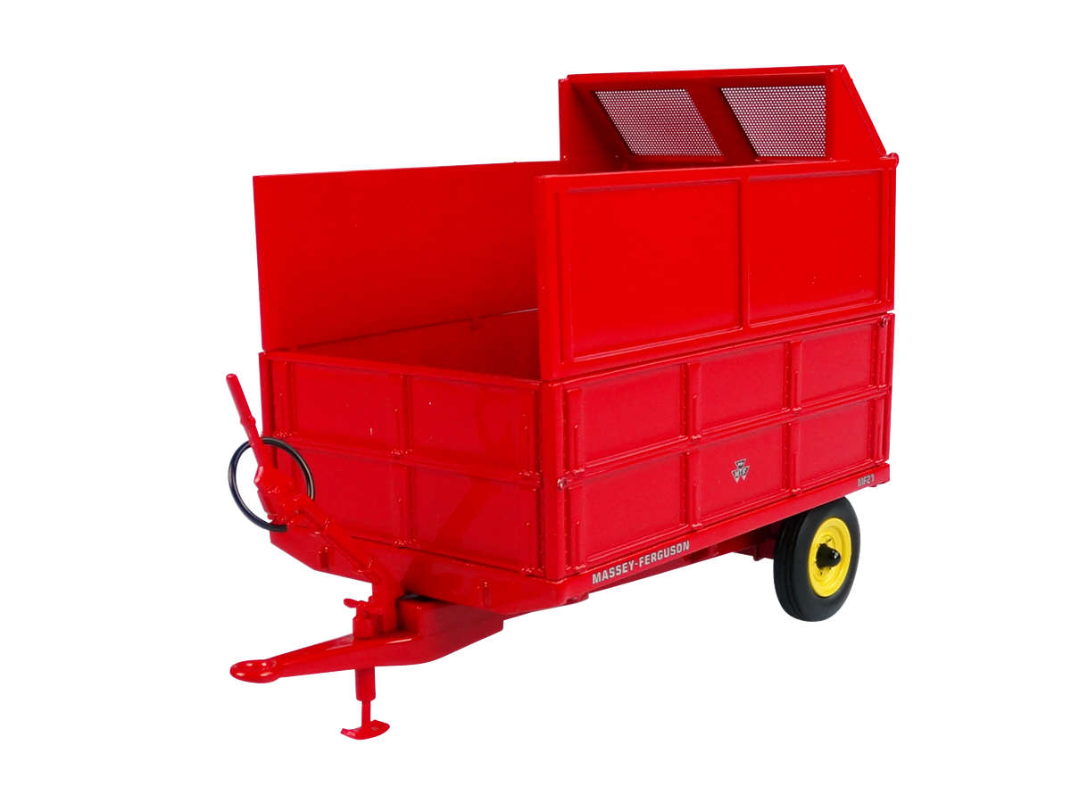 Massey Ferguson MF 21 - 3,5 Tonnen Hydraulik-Kippanhänger mit Aufsteckbordwänden für Silage Modell von Universal Hobbies 1:32