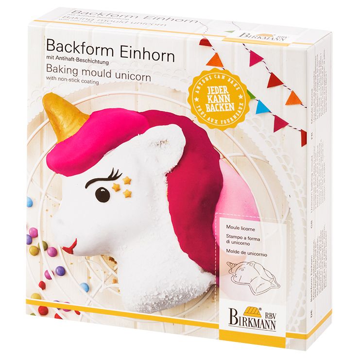 Backform Einhorn
