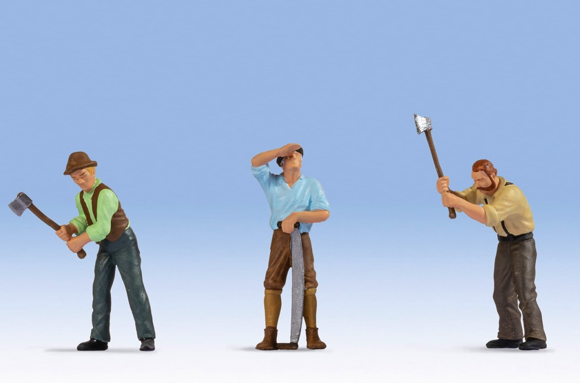 Figurenset Holzfäller Modell von Noch 1:45