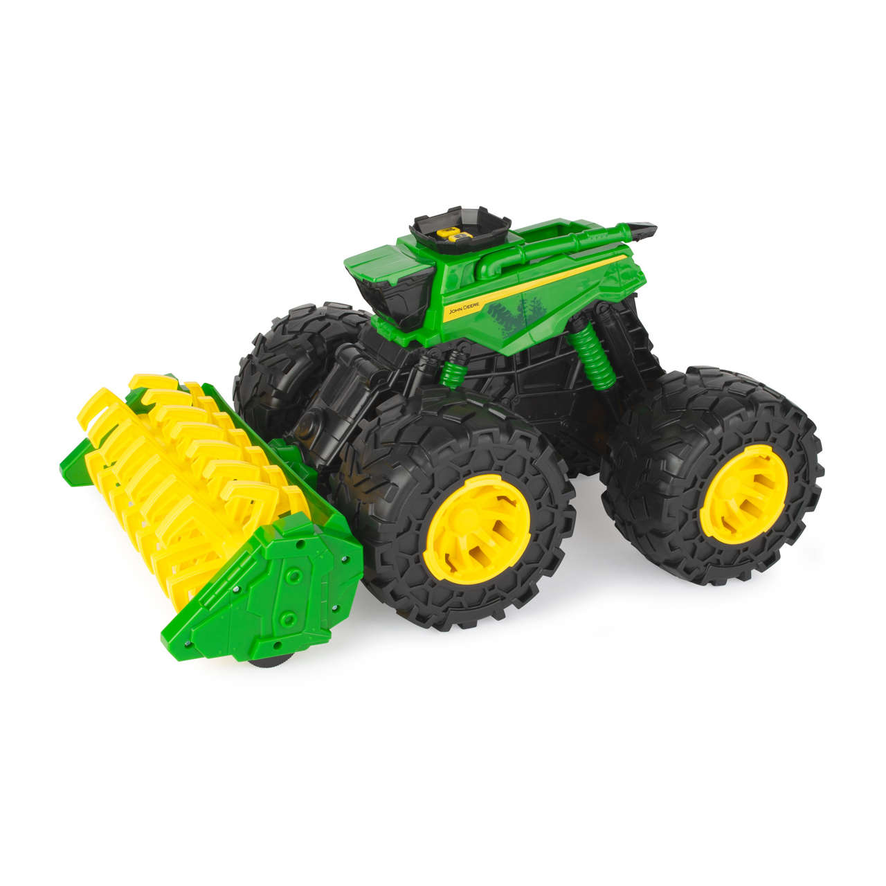 John Deere XXL Mähdrescher vom Modellhersteller Britains und aus der Serie John Deere Monster Treads. Er ist ideal Spielen für Kinder ab 3 Jahren. Inklusive 3x AAA Batterien.-1