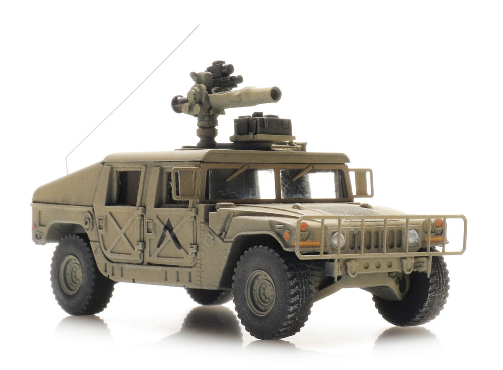 US Humvee Desert Armored TOW Modell von Artitec 1:87