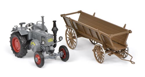 Lanz Bulldog D 9506 mit Leiterwagen Modell von Schuco 1:32