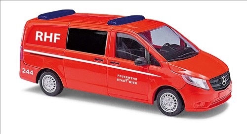 Mercedes-Benz Vito FW Stadt Wien BJ. 2014 rot Modell von Busch 1:87