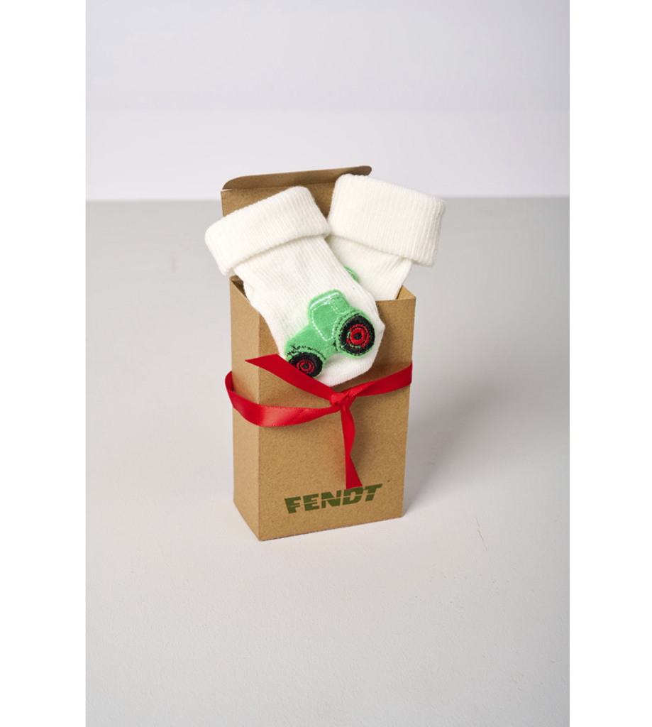 Fendt Baby Rasselsocken