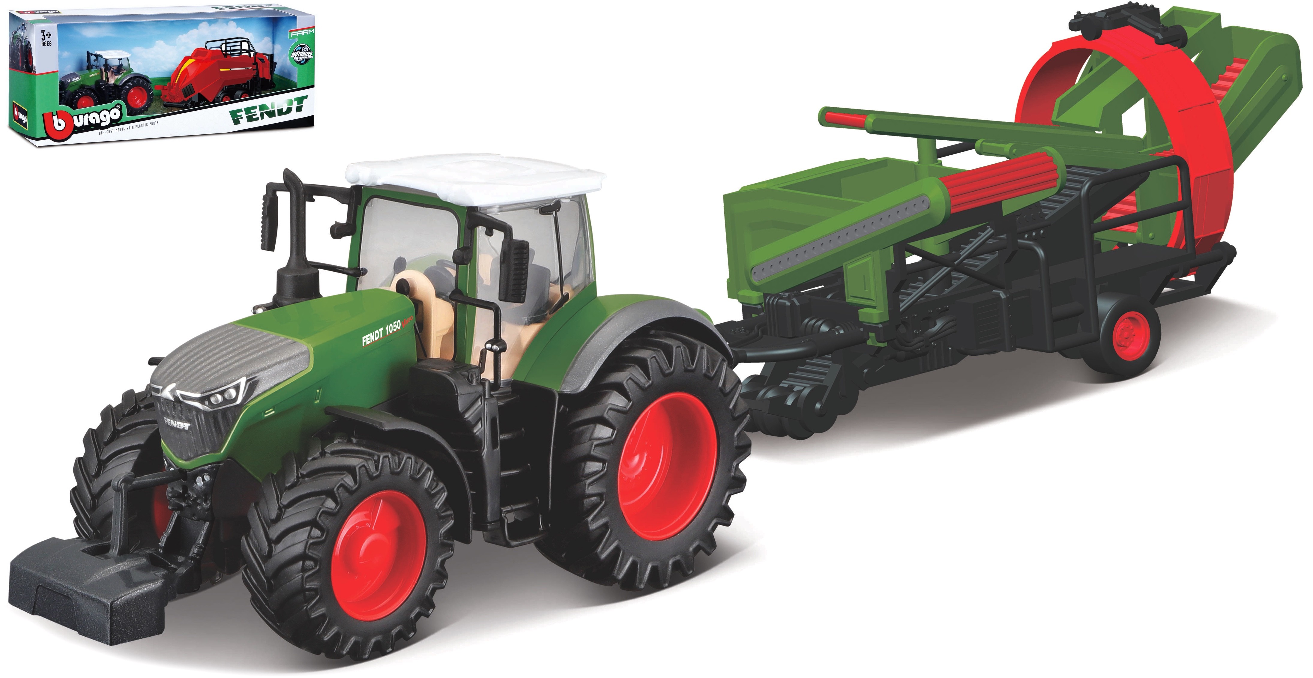 Fendt 1050 Vario mit Kartoffelroder Modell von bburago 